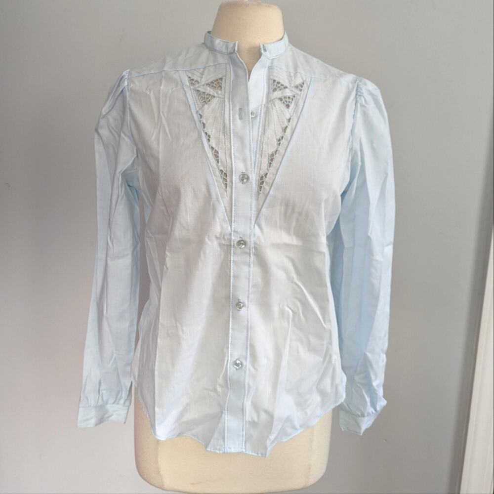 NEW Vintage Women's Light Blue Caryle Shirtmakers 11 fits US 8 Modern - SPOT